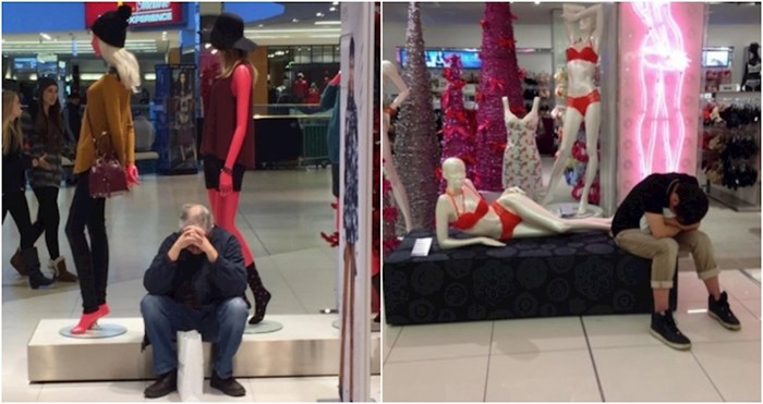 12 smiješnih fotki muškaraca koji su završili u shoppingu protiv svoje volje